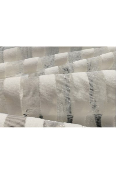 SH-SF 寬條紋網布   棉豎條網紗布   棉網眼布   棉植絨網布   棉現貨棉時裝面料 細節-1